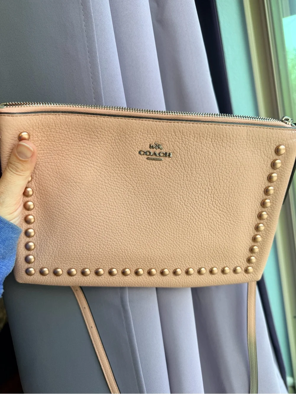 Coach pebbled leather